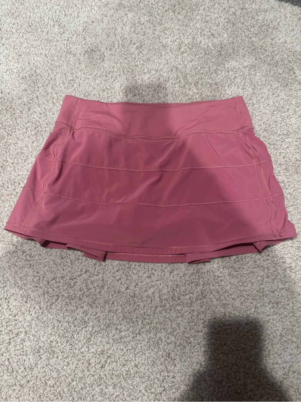 Lululemon Pace Rival Mid-Rise Skirt (Sz. 8) - Layered Tennis/Workout Skirt